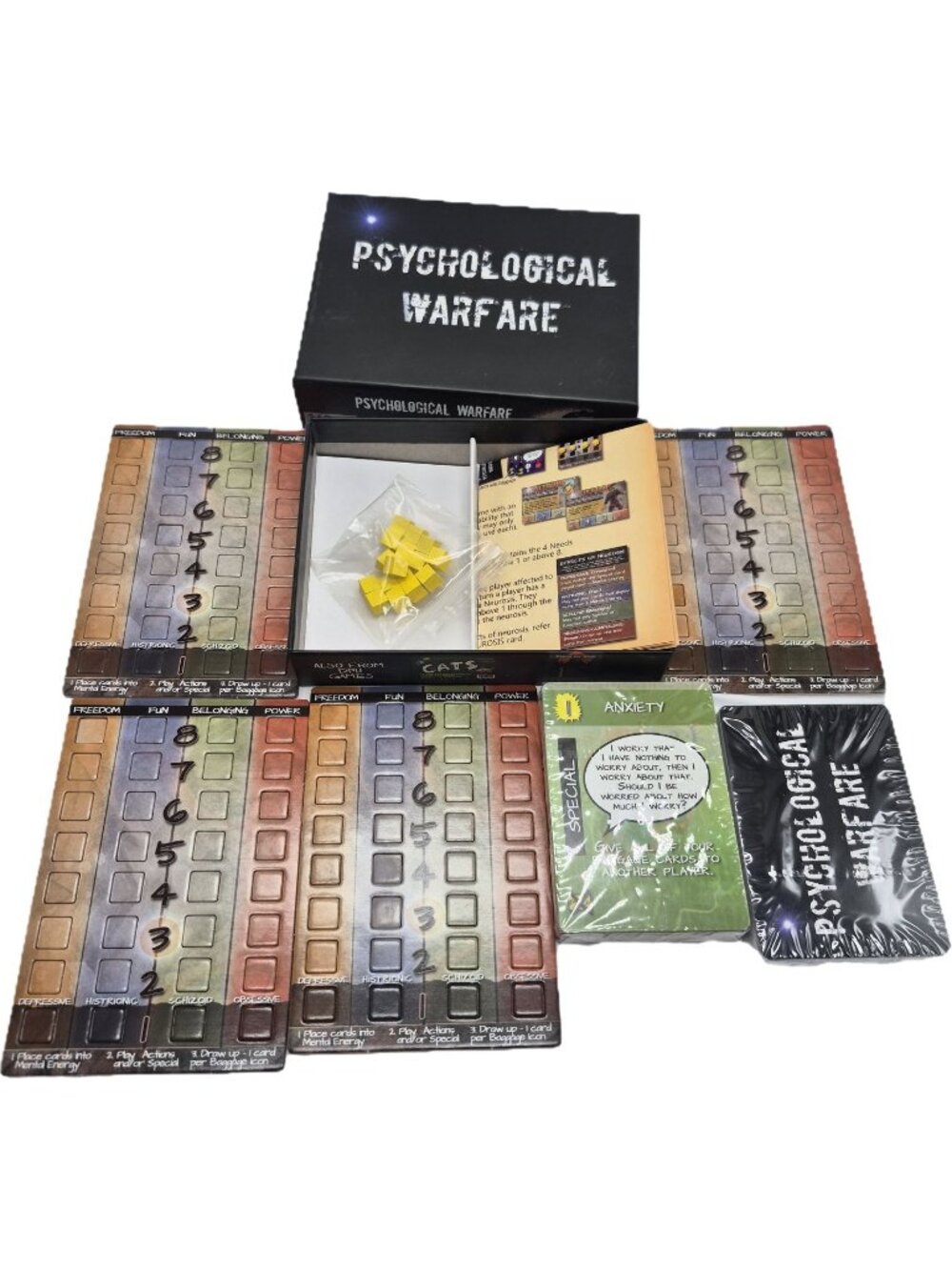 Psychological Warfare Strategy Card Game DPH Games Psychology Theme 2-4 Players